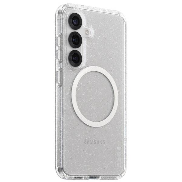 Kryt na mobil PanzerGlass CARE Star Lit Qi na Samsung Galaxy S25 bílý/průhledný

