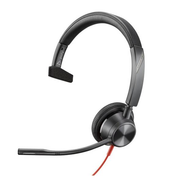 Headset HP Poly Blackwire 3315 USB-C/A + 3,5 mm jack černý

