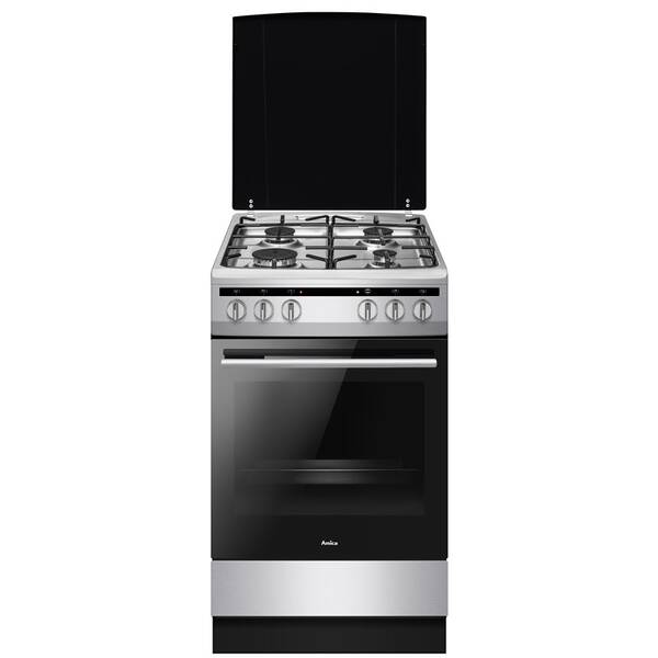Kombinovaný sporák Amica SP 5111 ZPX nerez

