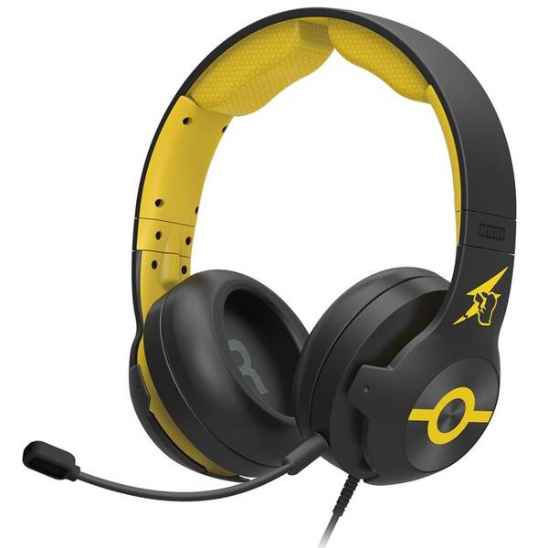 Headset HORI Gaming pro Nintendo Switch - Pikachu Cool 


