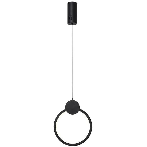 Závěsné svítidlo IMMAX NEO LITE OVALE SMART 26cm 18W s podporou BEACON, Wi-Fi, TUYA černé

