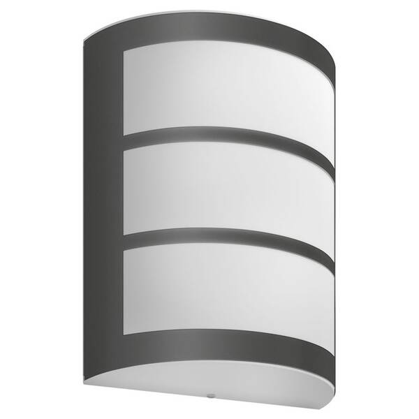 Nástěnné svítidlo Philips Python, LED, neutrální bílá - antracitové 

