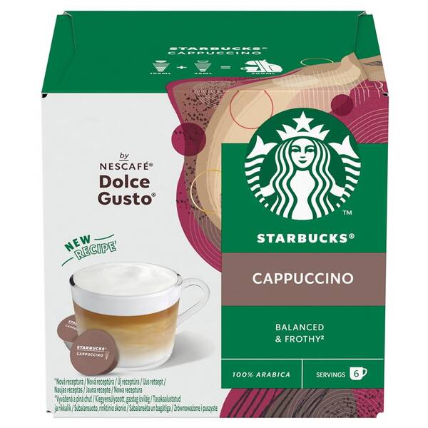 Kapsle pro espressa Starbucks CAPPUCCINO (12 ks) 

