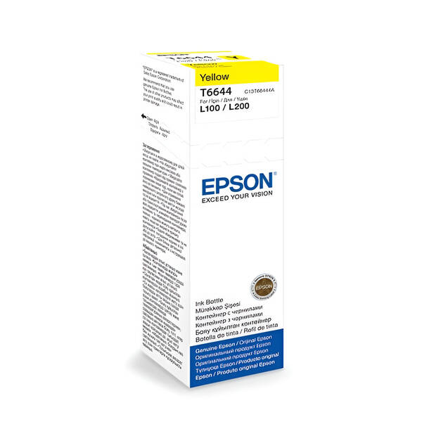 Inkoustová náplň Epson T6644, 70 ml žlutá

