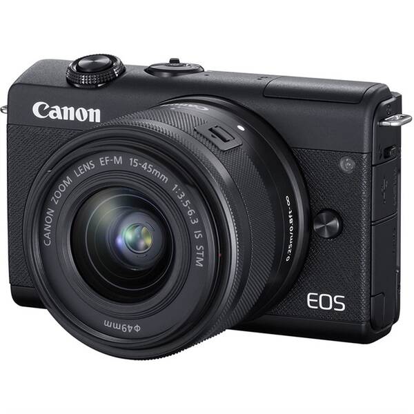Digitální fotoaparát Canon M200 + EF-M 15-45 IS STM černý

