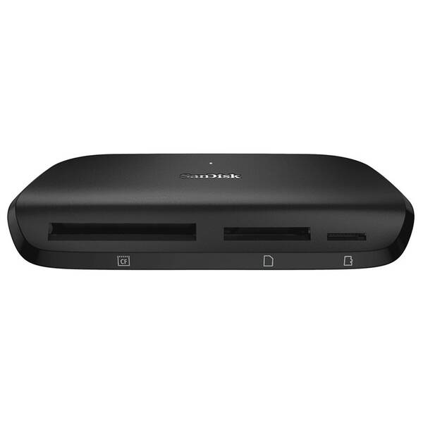 Čtečka paměťových karet SANDISK ImageMate Pro USB 3.0, SD, CF, Micro SD černá

