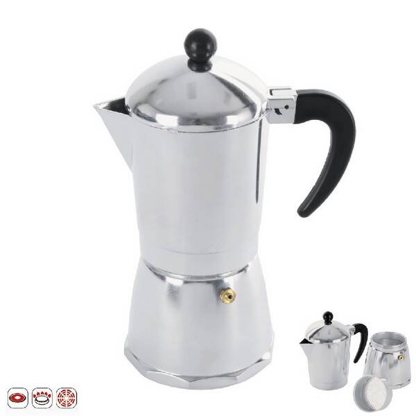 Moka konvice Orion 0,33 l stříbrný

