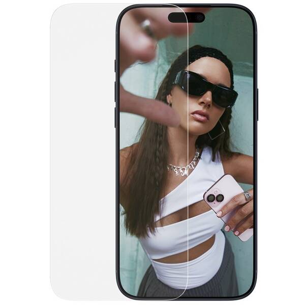 Tvrzené sklo PanzerGlass Ultra-Wide Fit na Apple iPhone 17 Pro Max s instalačním rámečkem 

