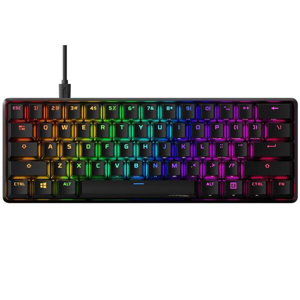 Klávesnice HyperX Alloy Origins 60 - Aqua - US černá

