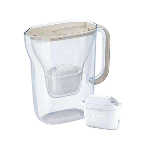 Filtrační konvice BRITA Style Essential 2,4 l + filtr Maxtra Pro, 2 ks béžová

