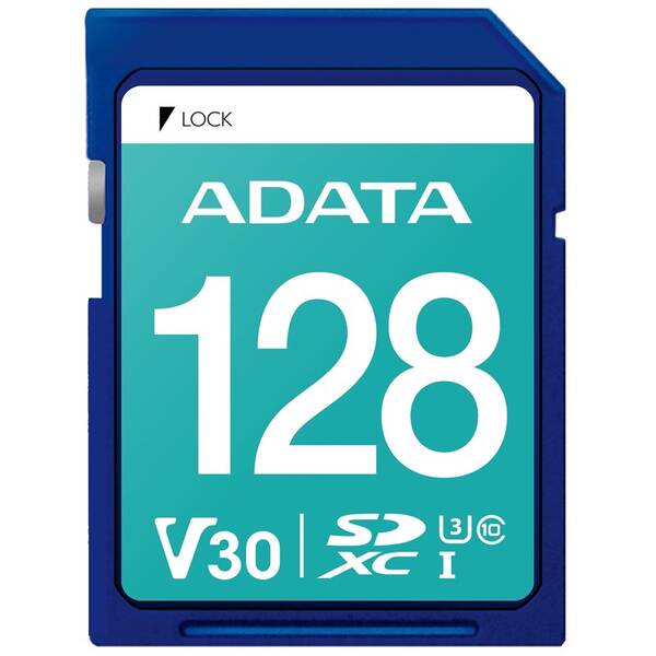 Paměťová karta ADATA SDXC 128GB UHS-I U3 (95R/60W) 

