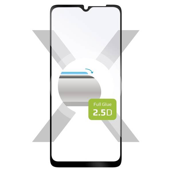Tvrzené sklo FIXED Full-Cover na Samsung Galaxy A13/A13 5G černé

