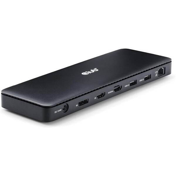 Dokovací stanice Club3D Thunderbolt 4, 12v1 černá

