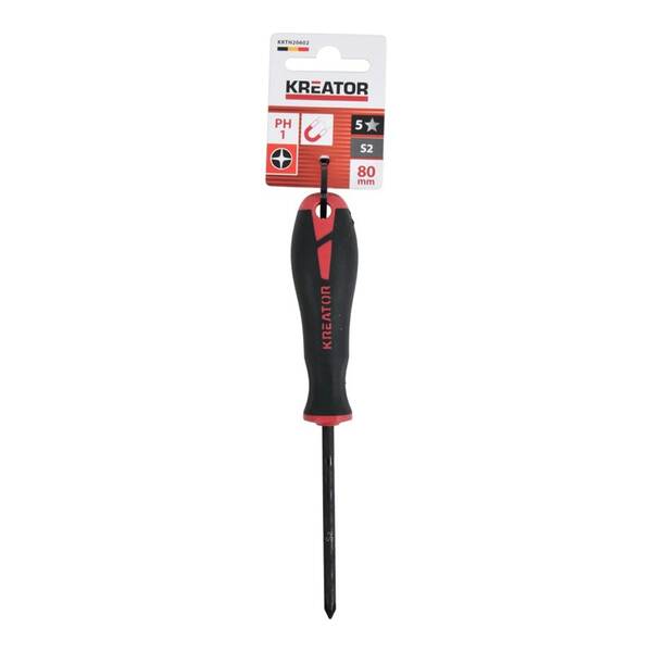 Šroubovák Kreator KRTH20602 PH1 80mm 

