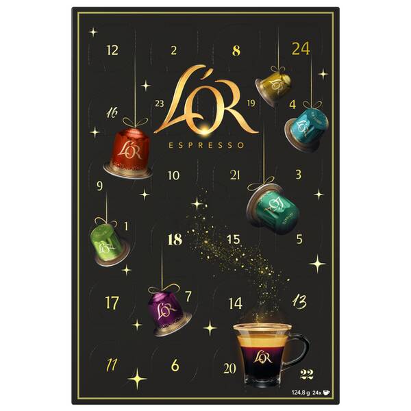 Dárkové balení L’OR Espresso Adventní kalendář 24 ks 

