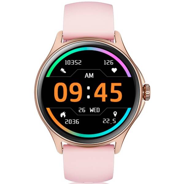 Chytré hodinky Niceboy Watch Pixel 2 zlaté

