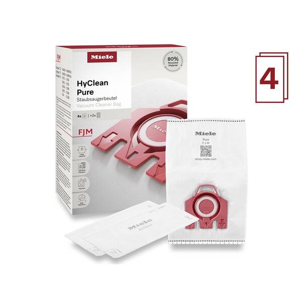 Sáčky do vysavače Miele HyClean Pure FJM (4 ks) 

