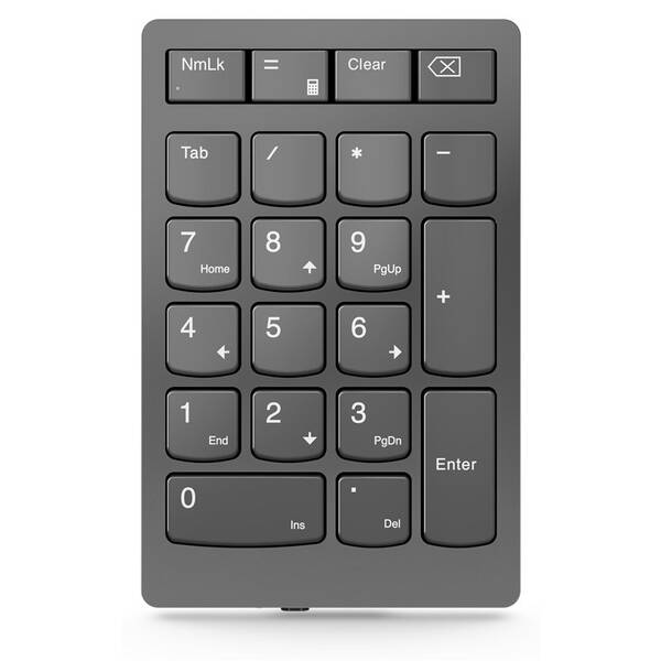 Klávesnice Lenovo Go Wireless Numeric Keypad šedá

