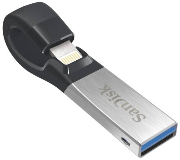 USB Flash SanDisk 128GB Lightning/USB 3.0 černá barva

