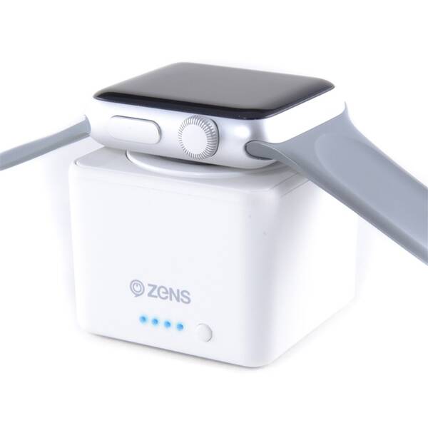 Powerbanka ZENS pro Apple Watch bílé

