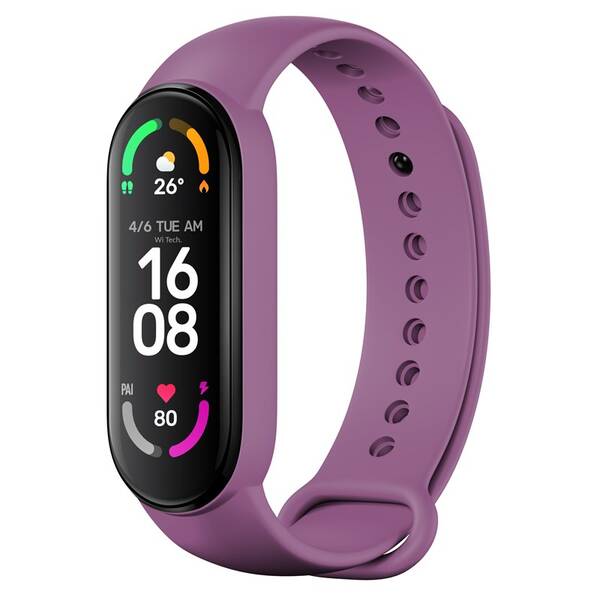 Řemínek RhinoTech na Xiaomi Mi Band 6 fialový

