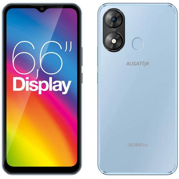 Mobilní telefon Aligator S6700 Duo 4 GB / 128 GB modrý


