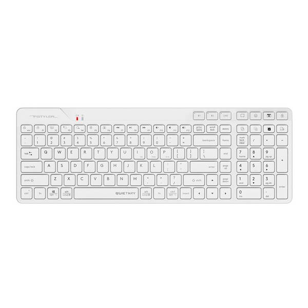 Klávesnice A4Tech FStyler FBK27C AS, CZ bílá

