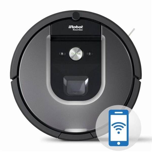 Robotický vysavač iRobot 960 černý/stříbrný

