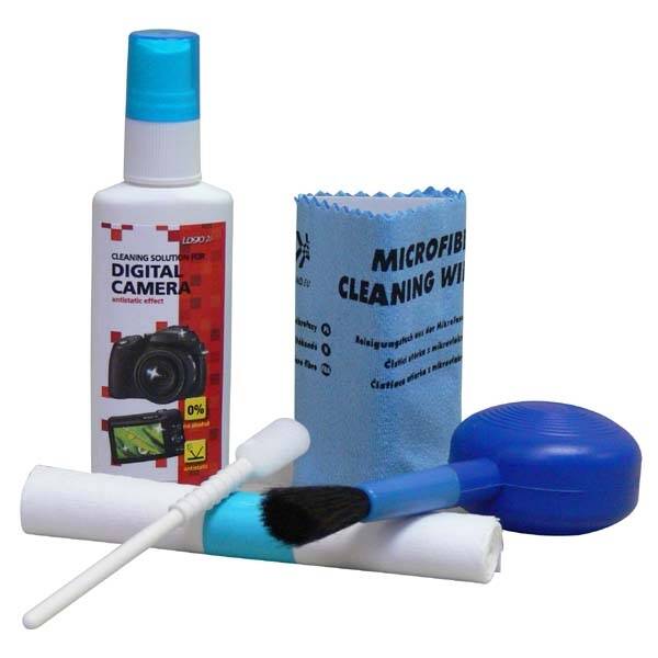 Čisticí sada Logo spray 50ml mikroutěrka 5 ubrousků aplikátor 

