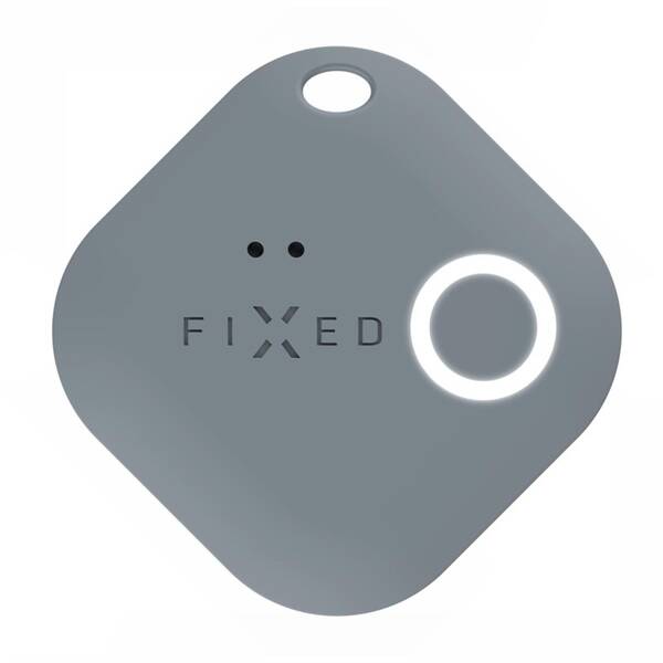 Klíčenka FIXED Smile s motion senzorem šedá

