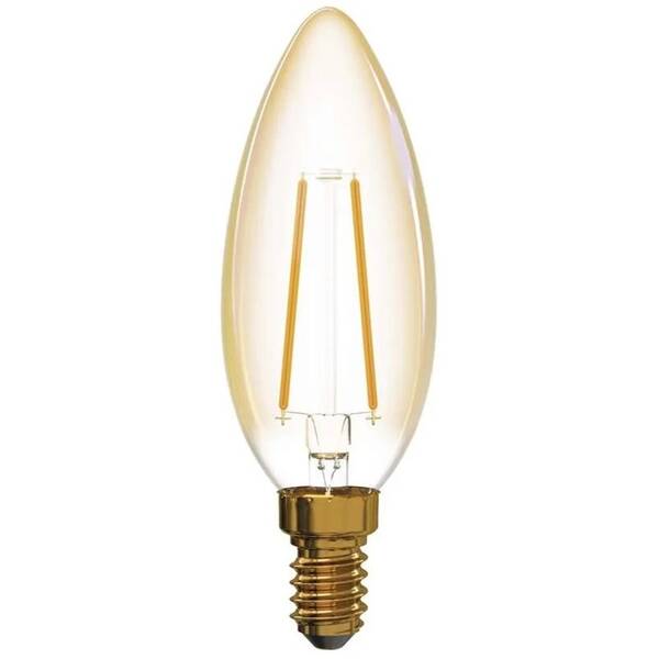 Žárovka LED EMOS Vintage svíčka, 2,1W, E14, teplá bílá 

