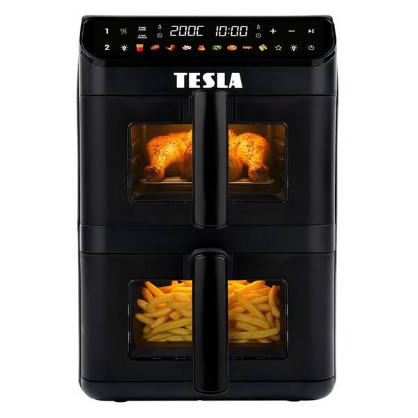 Fritéza horkovzdušná Tesla DualZone Q670 XXL černá

