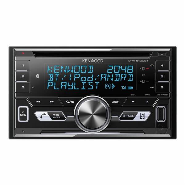 Autorádio s CD KENWOOD DPX-5100BT černé/stříbrné

