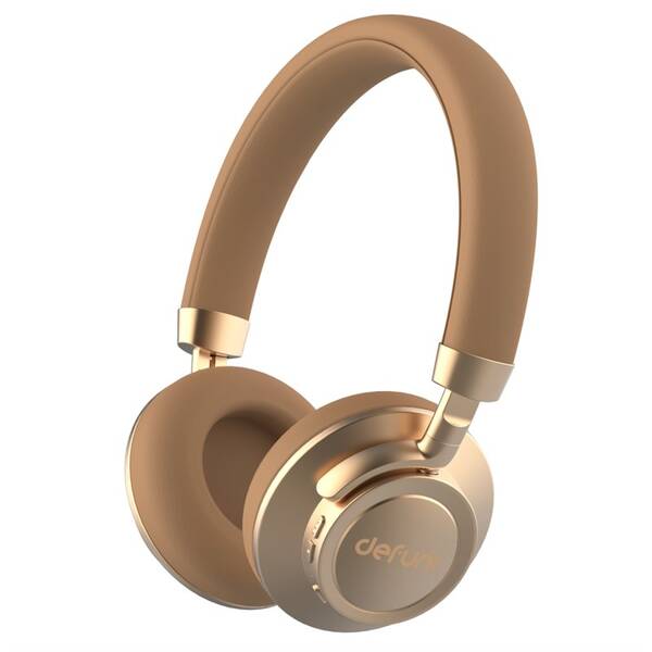Sluchátka Defunc BT Headphone PLUS zlatá/béžová

