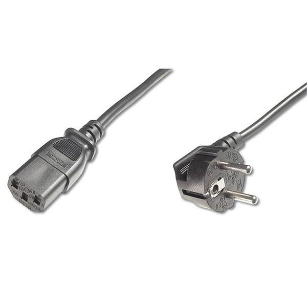 Kabel PremiumCord síťový 230V k počítači 0,5 m 

