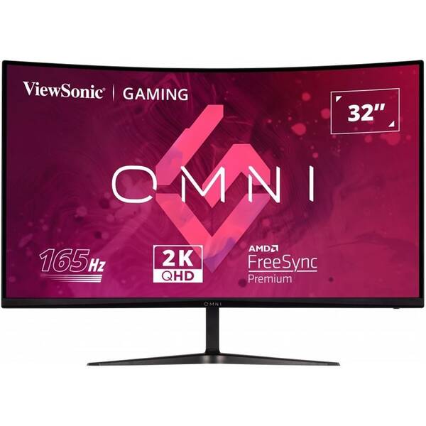 Herní monitor ViewSonic OMNI VX3218C-2K černá barva
