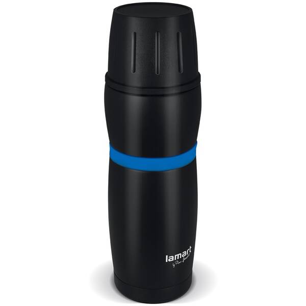 Termoska Lamart 480 ml LT4053 černá/modrá

