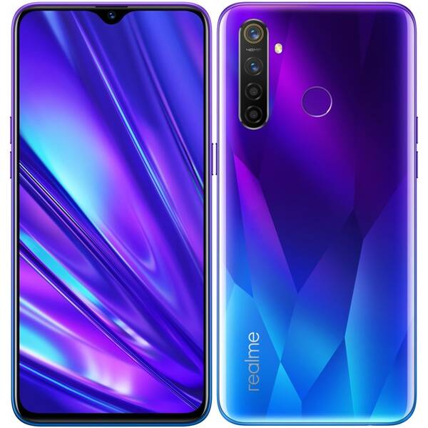 Mobilní telefon realme 5 Pro 4GB/128GB Dual SIM modrý

