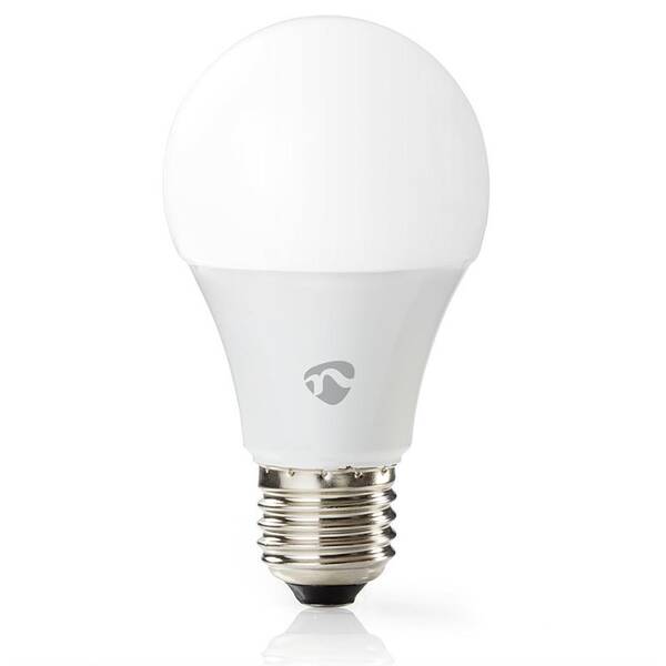 Chytrá žárovka Nedis klasik, Wi-Fi, 6W, 470lm, E27, barevná/teplá bílá 

