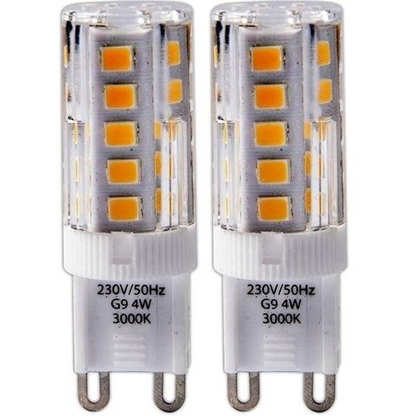 Žárovka LED TESLA lighting G9, 4W, teplá bílá, 2ks 

