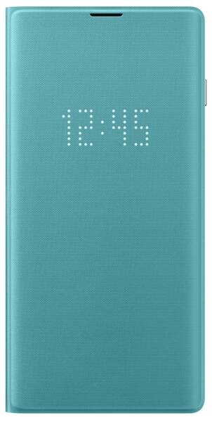 Pouzdro na mobil flipové Samsung na Galaxy S10 zelené

