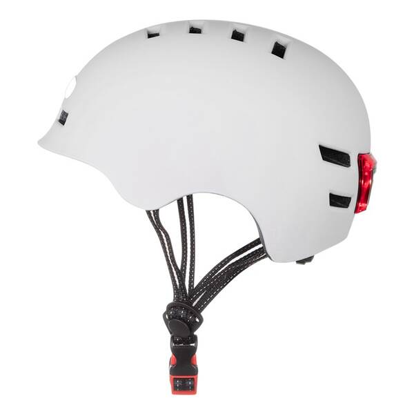 Bezpečnostní helma Bluetouch BTMIX bílá L s LED 

