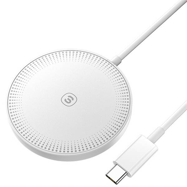 Bezdrátová nabíječka Essager Magnetická 15W bílá

