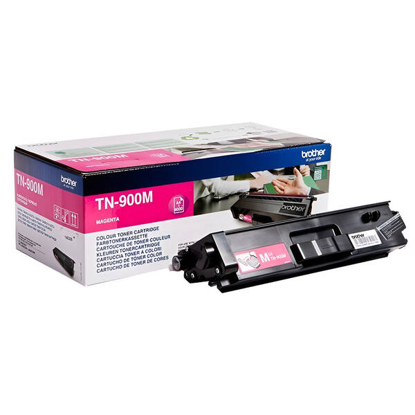Toner Brother TN-900M, 6000 stran purpurový

