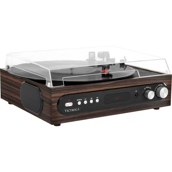 Gramofon Victrola VTA-65 hnědý

