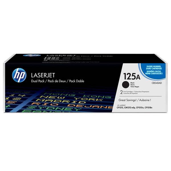 Toner HP 125A, 2x 2 200 stran, 2-pack černý


