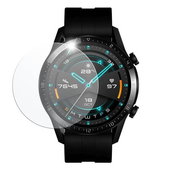 Tvrzené sklo FIXED na Huawei Watch GT 2 (46 mm), 2 ks průhledné

