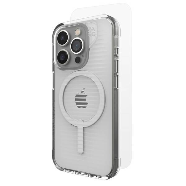 Kryt na mobil ZAGG Luxe Snap na Apple iPhone 15 Pro, Bundle + tvrzené sklo průhledný

