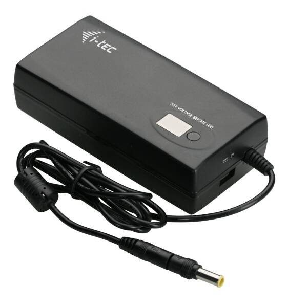 Univerzální nabíječka i-tec Universal 90W, USB, displej 


