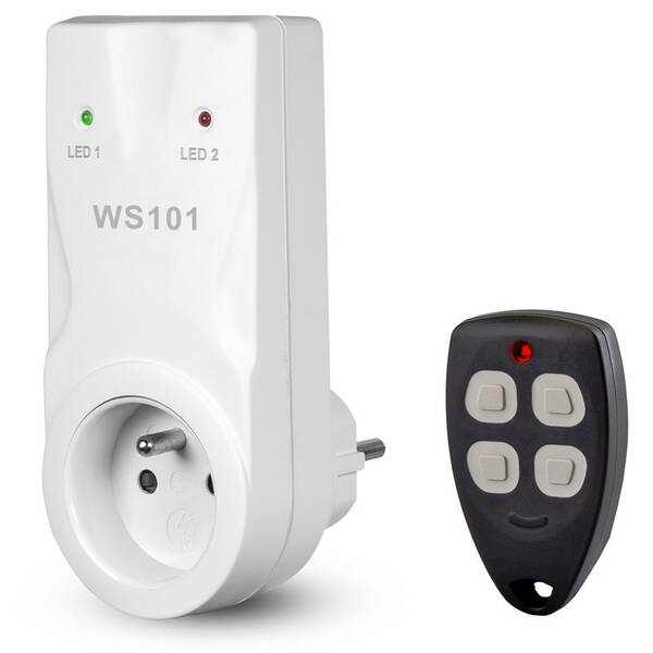 Chytrá zásuvka Elektrobock WS101, s dálkovým ovladačem 
